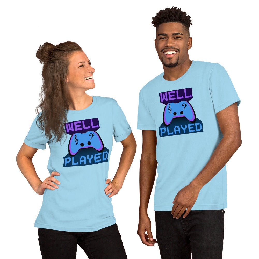 Well Played Printed Unisex t-shirt