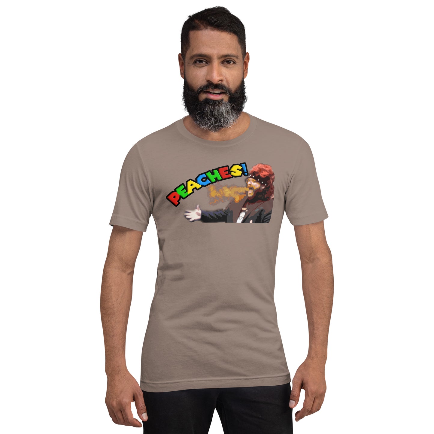 R&D Printed Peaches Unisex t-shirt