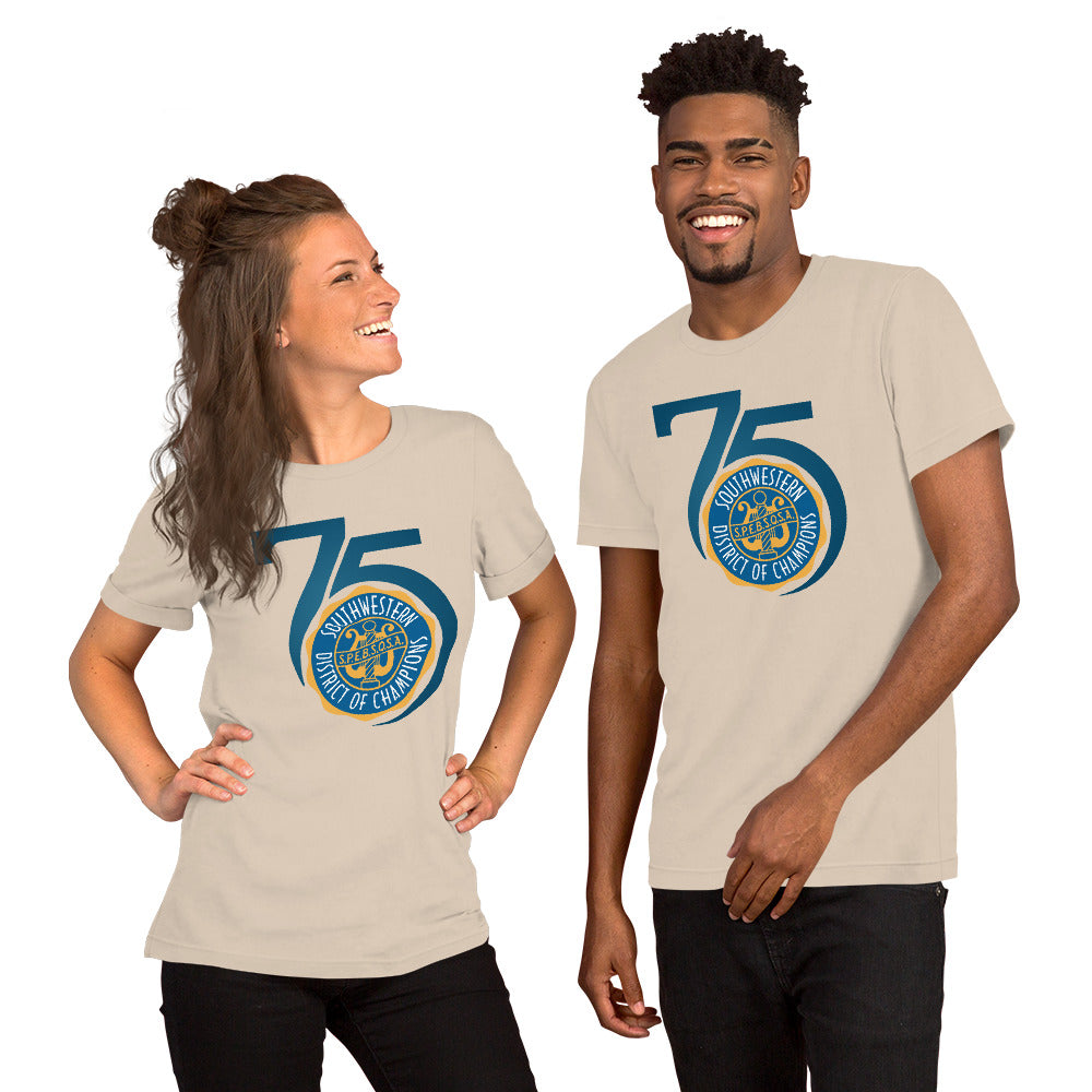 SWD - 75th Anniversary Printed Unisex t-shirt