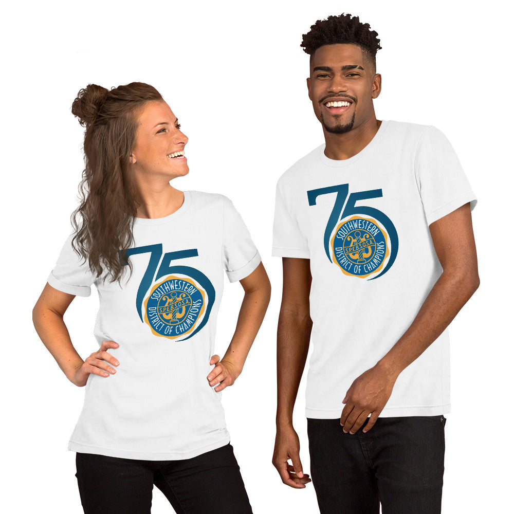 SWD - 75th Anniversary Printed Unisex t-shirt