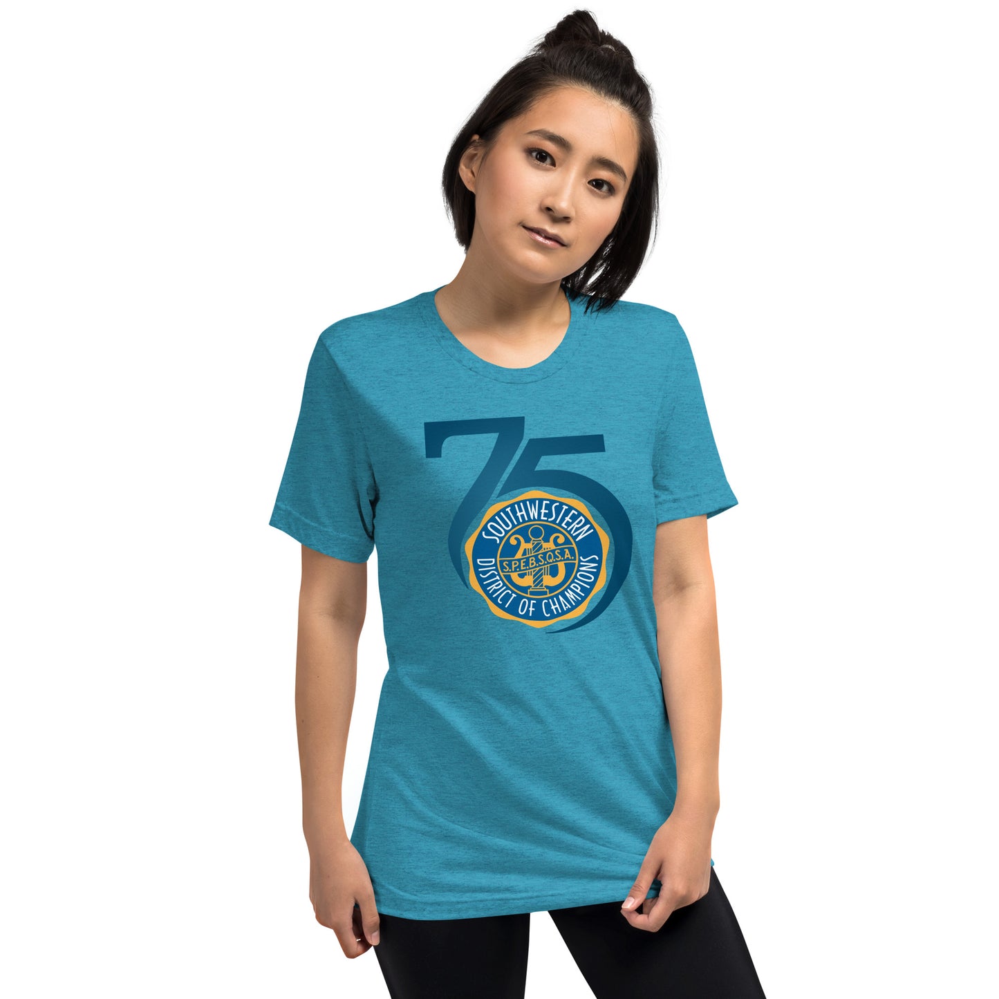 SWD - 75th Anniversary Printed Super Soft - Triblend Short sleeve t-shirt