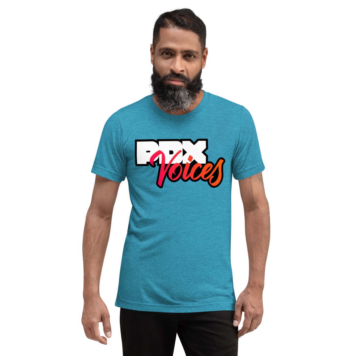 PDX Voices - Printed Super Soft Triblend Short sleeve t-shirt