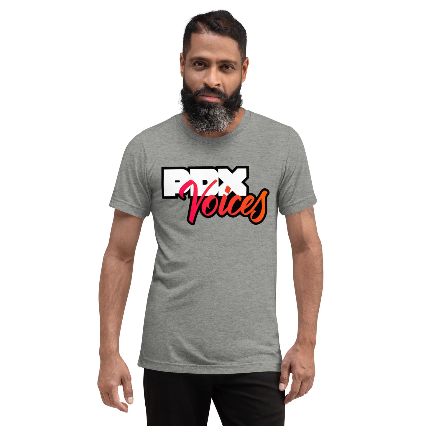 PDX Voices - Printed Super Soft Triblend Short sleeve t-shirt