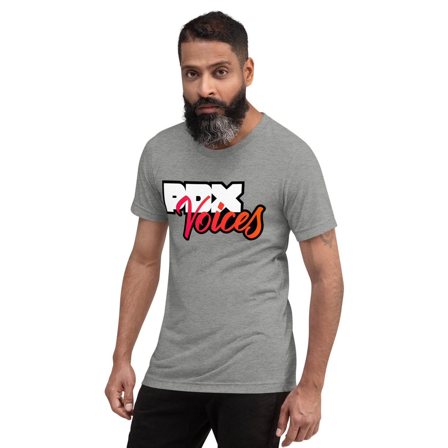 PDX Voices - Printed Super Soft Triblend Short sleeve t-shirt