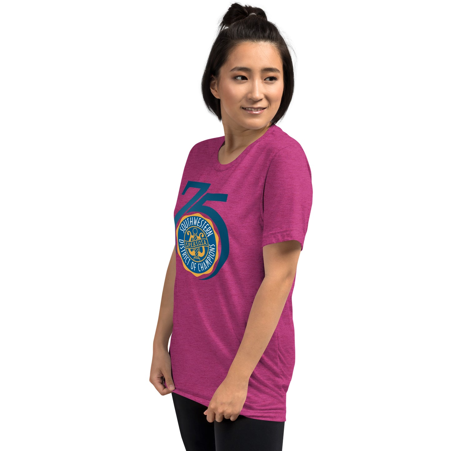 SWD - 75th Anniversary Printed Super Soft - Triblend Short sleeve t-shirt