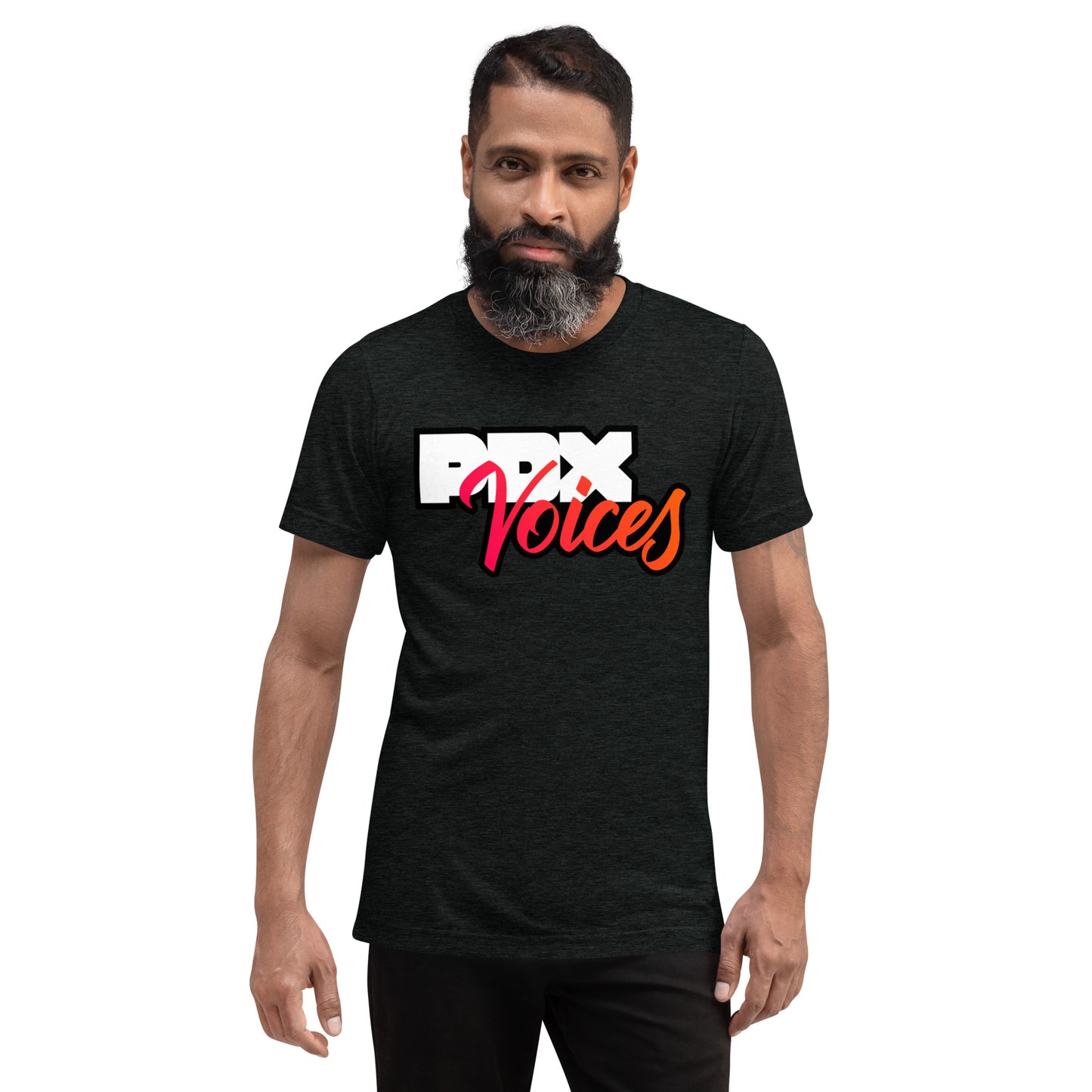 PDX Voices - Printed Super Soft Triblend Short sleeve t-shirt