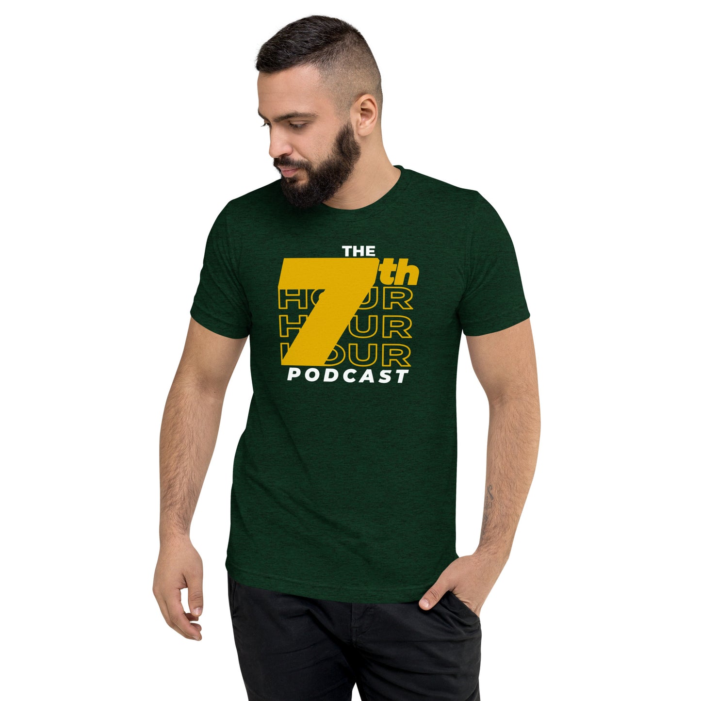 7th Hour Podcast - Printed Super Soft Triblend -Short sleeve t-shirt