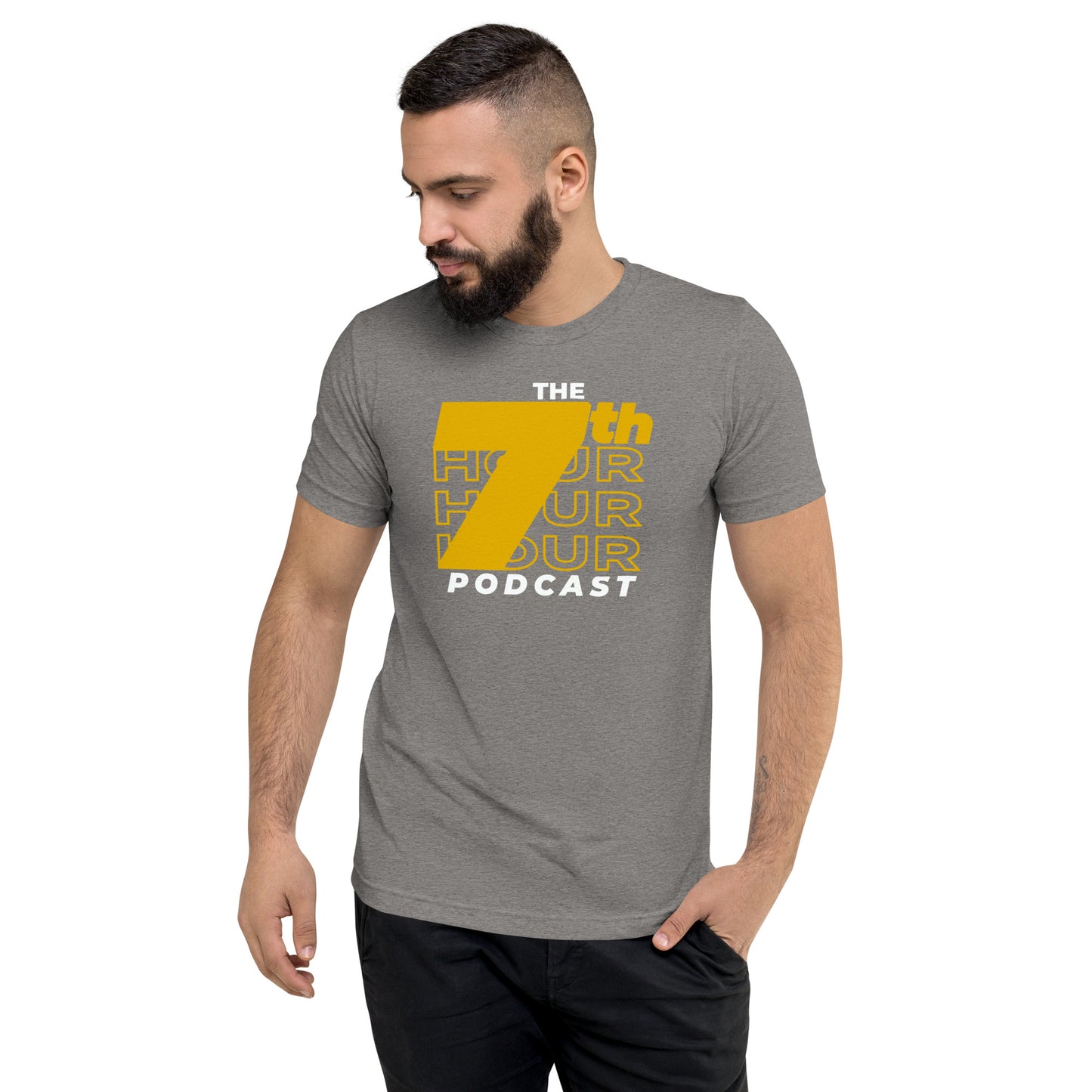 7th Hour Podcast - Printed Super Soft Triblend -Short sleeve t-shirt