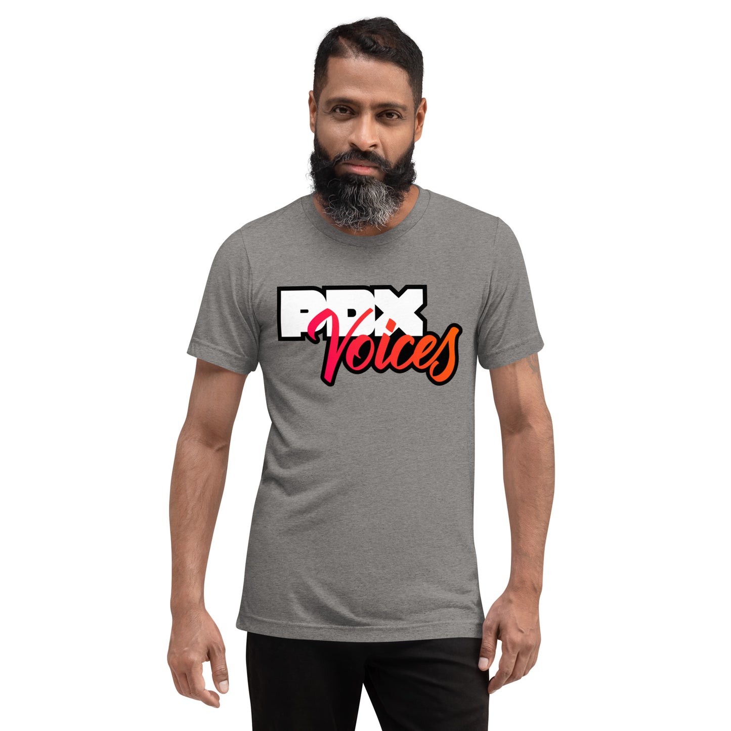 PDX Voices - Printed Super Soft Triblend Short sleeve t-shirt