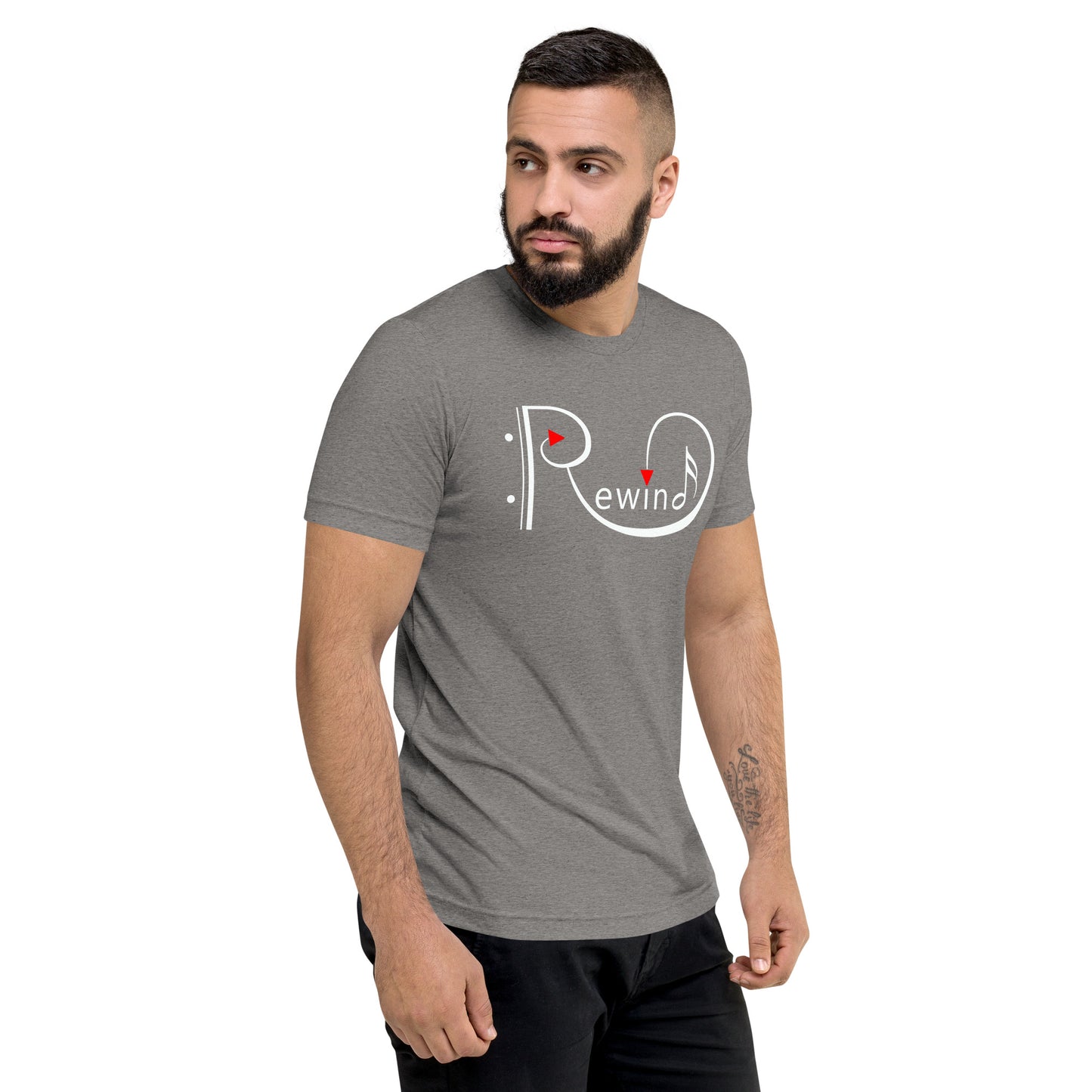 Rewind - Printed Super Soft Triblend Short sleeve t-shirt