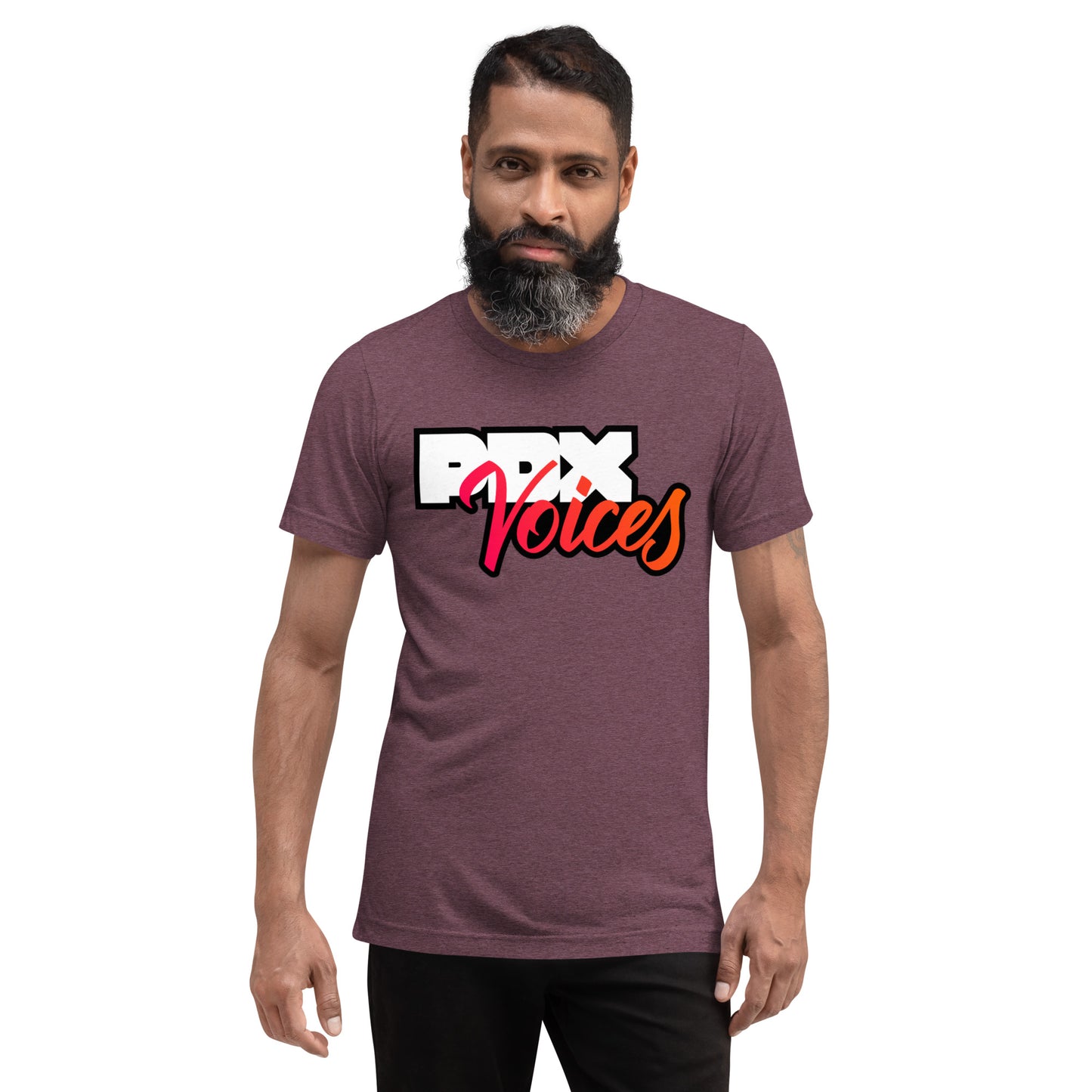 PDX Voices - Printed Super Soft Triblend Short sleeve t-shirt