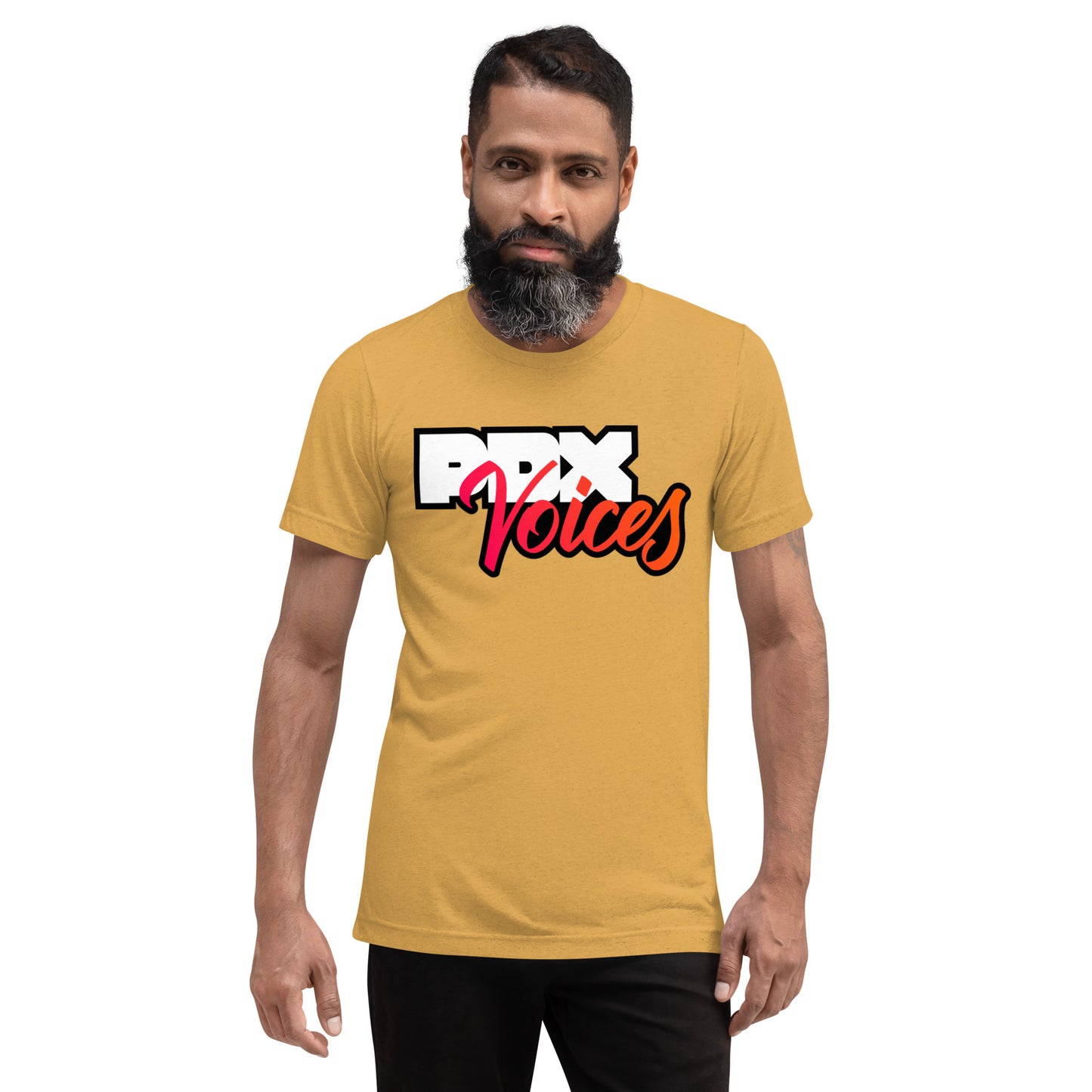 PDX Voices - Printed Super Soft Triblend Short sleeve t-shirt