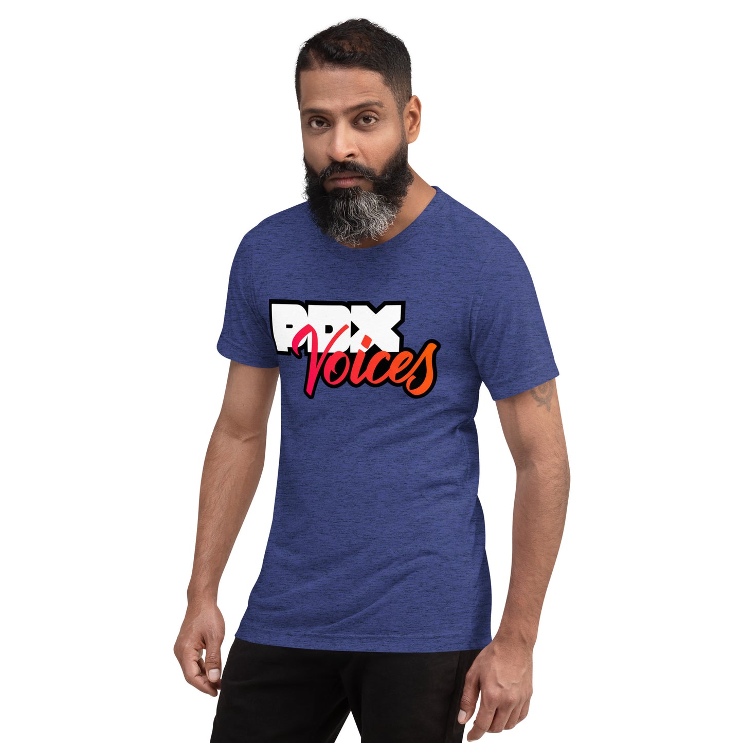 PDX Voices - Printed Super Soft Triblend Short sleeve t-shirt