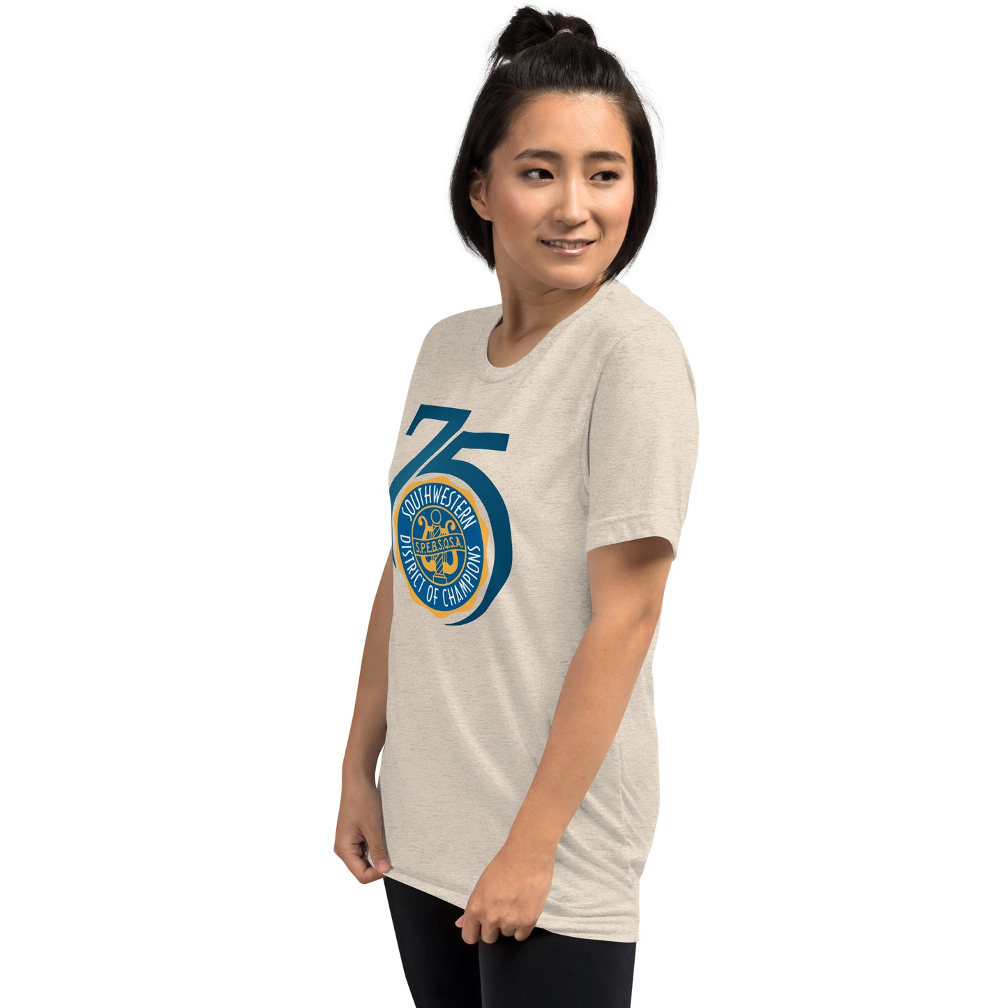 SWD - 75th Anniversary Printed Super Soft - Triblend Short sleeve t-shirt