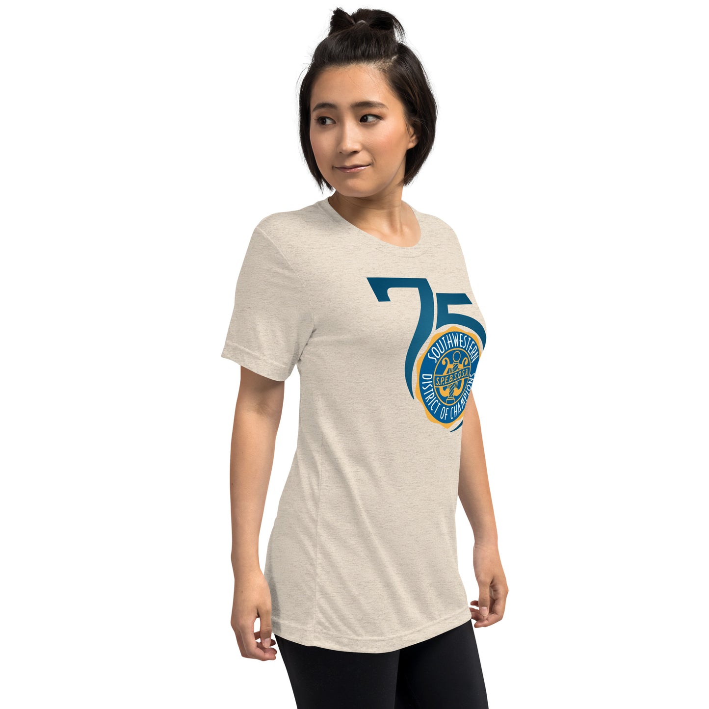 SWD - 75th Anniversary Printed Super Soft - Triblend Short sleeve t-shirt