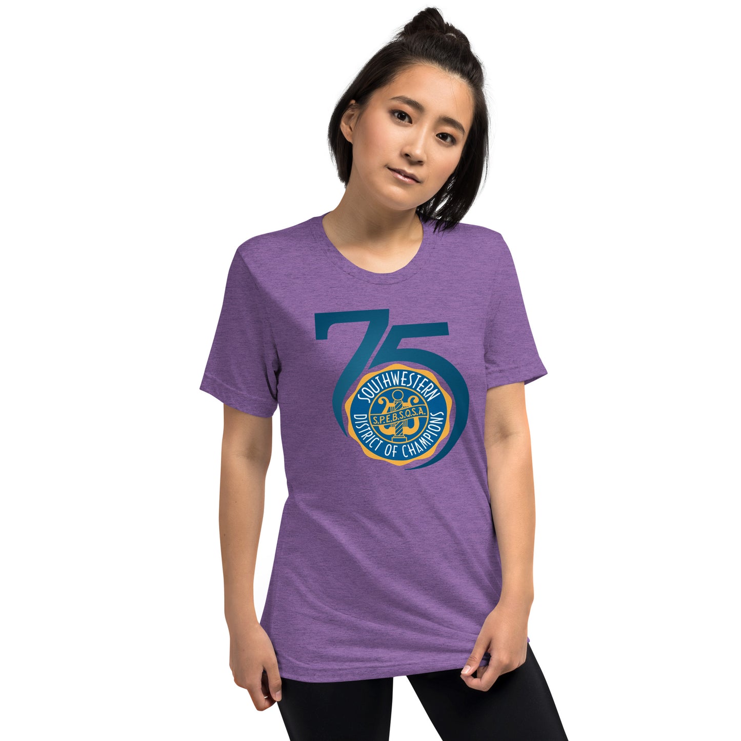 SWD - 75th Anniversary Printed Super Soft - Triblend Short sleeve t-shirt