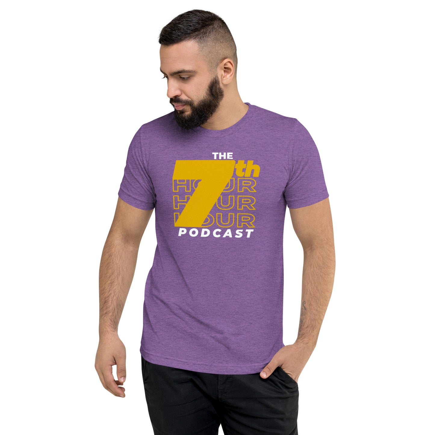 7th Hour Podcast - Printed Super Soft Triblend -Short sleeve t-shirt