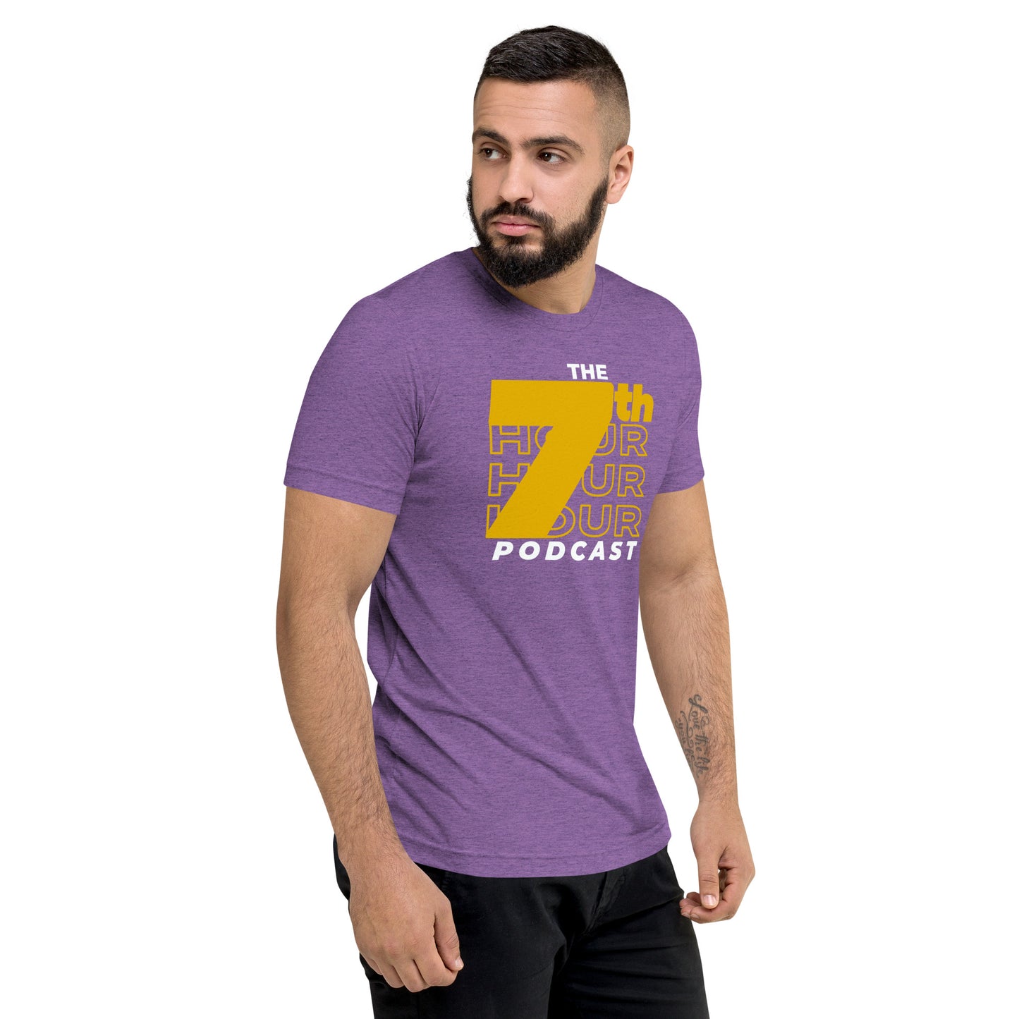 7th Hour Podcast - Printed Super Soft Triblend -Short sleeve t-shirt