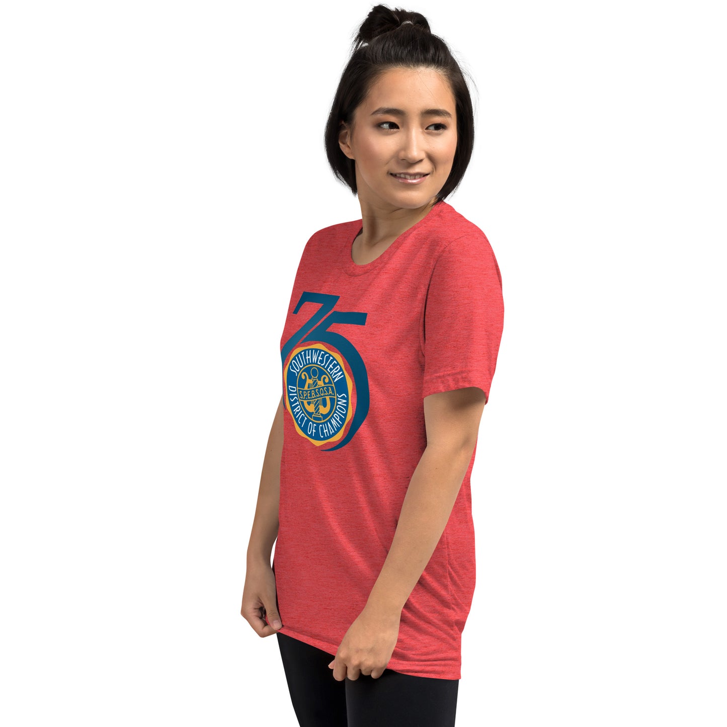 SWD - 75th Anniversary Printed Super Soft - Triblend Short sleeve t-shirt