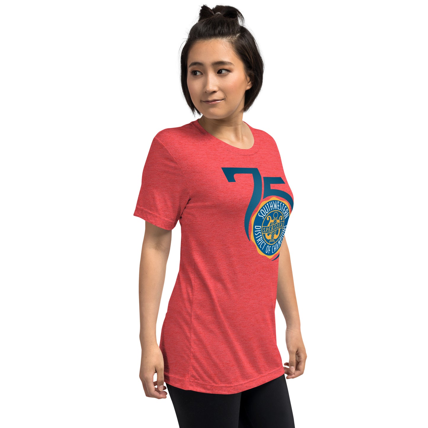 SWD - 75th Anniversary Printed Super Soft - Triblend Short sleeve t-shirt