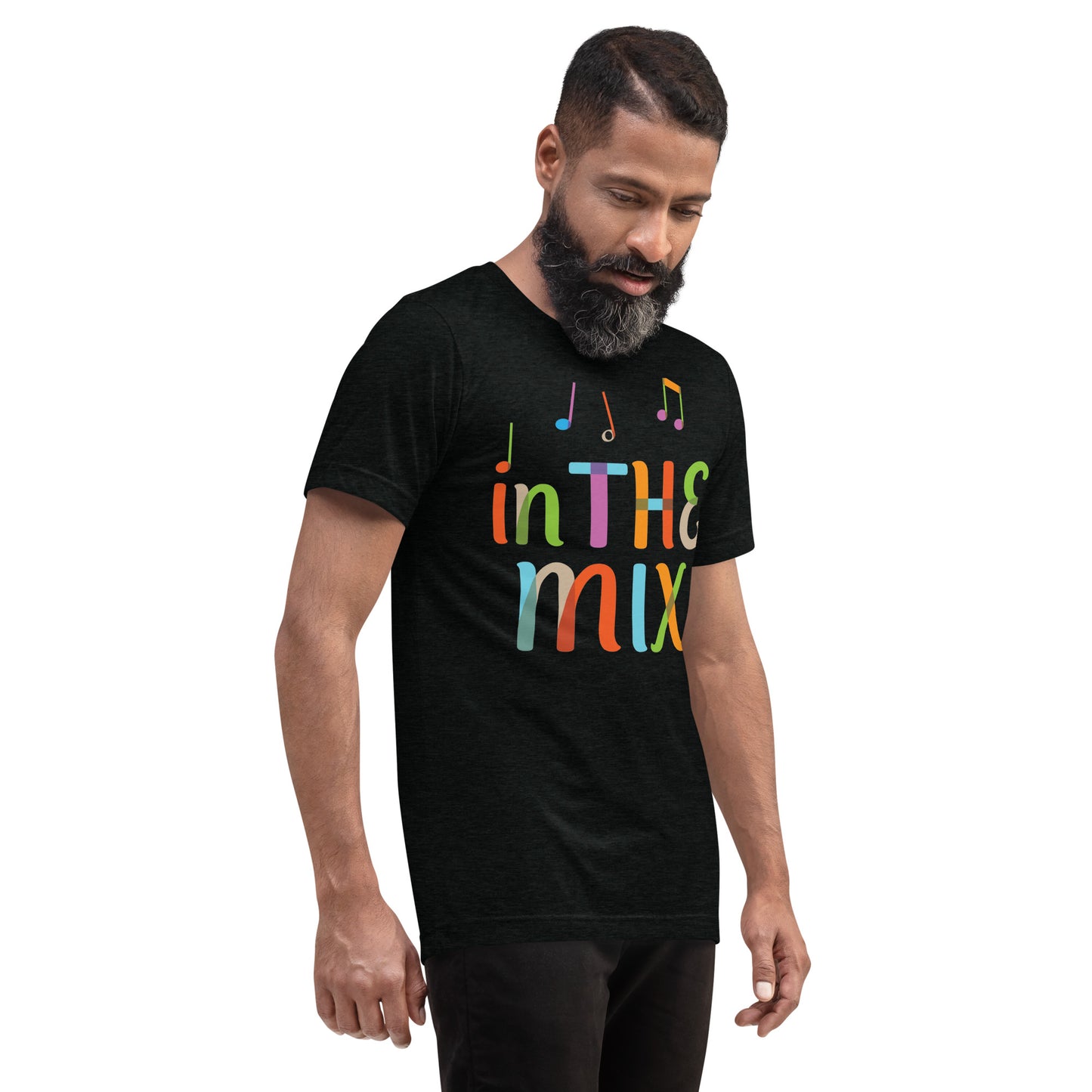 In the Mix - Printed Super Soft Triblend Short sleeve t-shirt