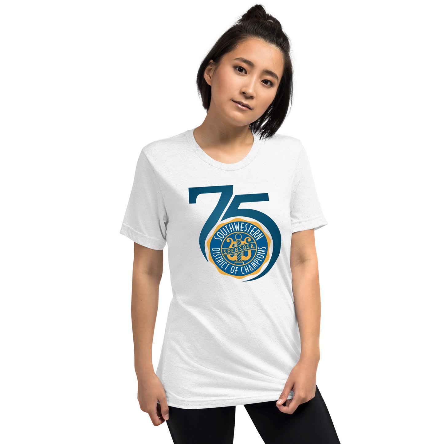 SWD - 75th Anniversary Printed Super Soft - Triblend Short sleeve t-shirt