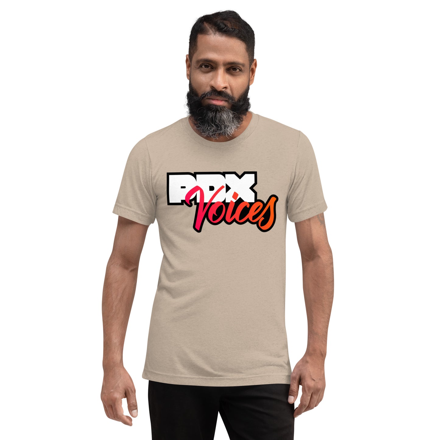 PDX Voices - Printed Super Soft Triblend Short sleeve t-shirt