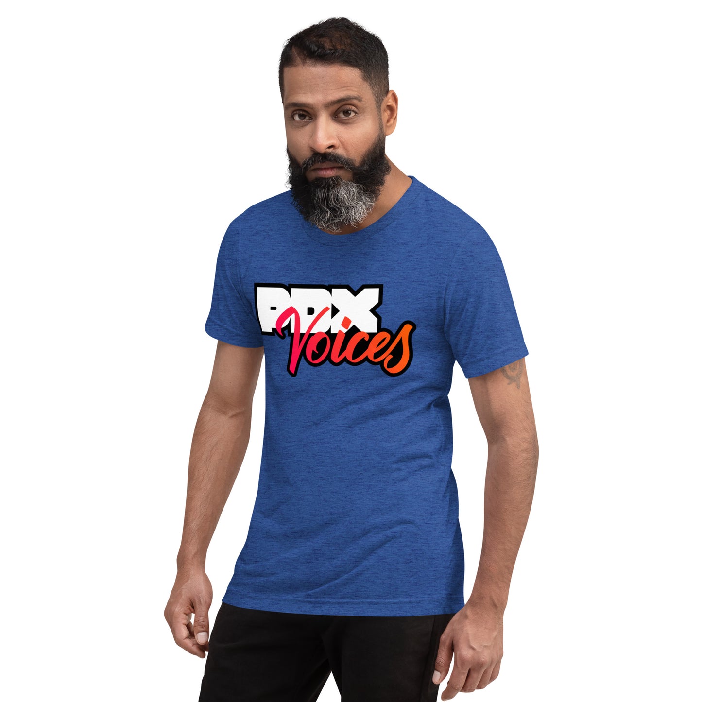 PDX Voices - Printed Super Soft Triblend Short sleeve t-shirt