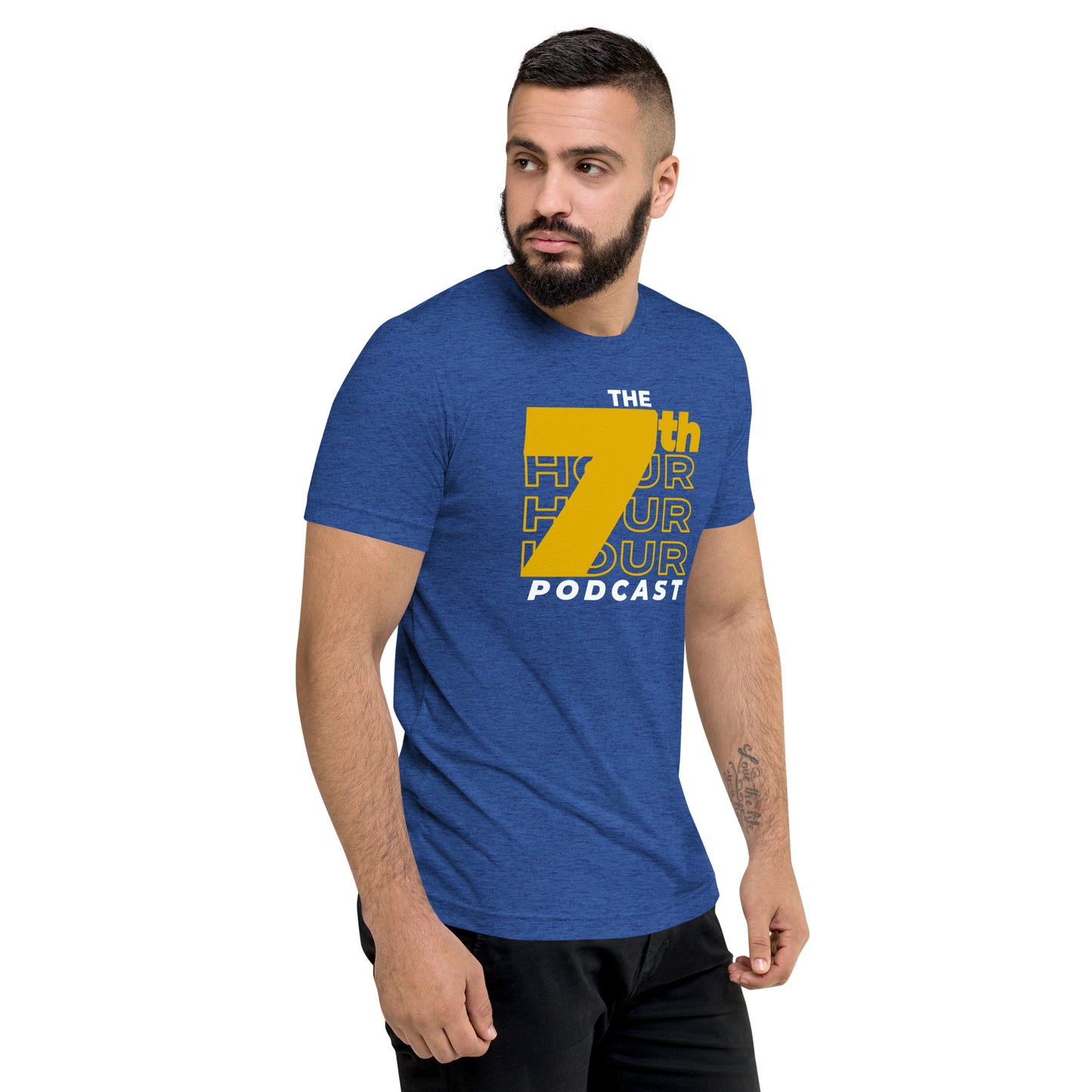 7th Hour Podcast - Printed Super Soft Triblend -Short sleeve t-shirt