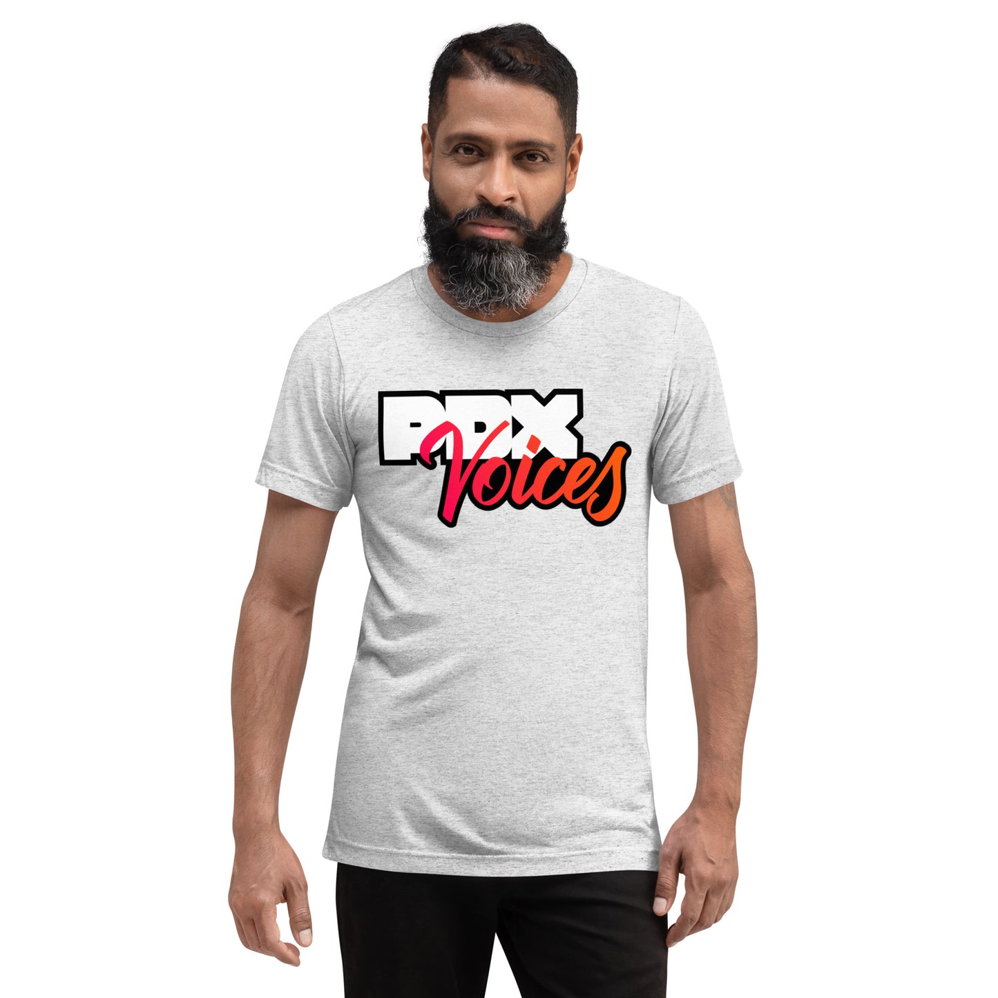 PDX Voices - Printed Super Soft Triblend Short sleeve t-shirt