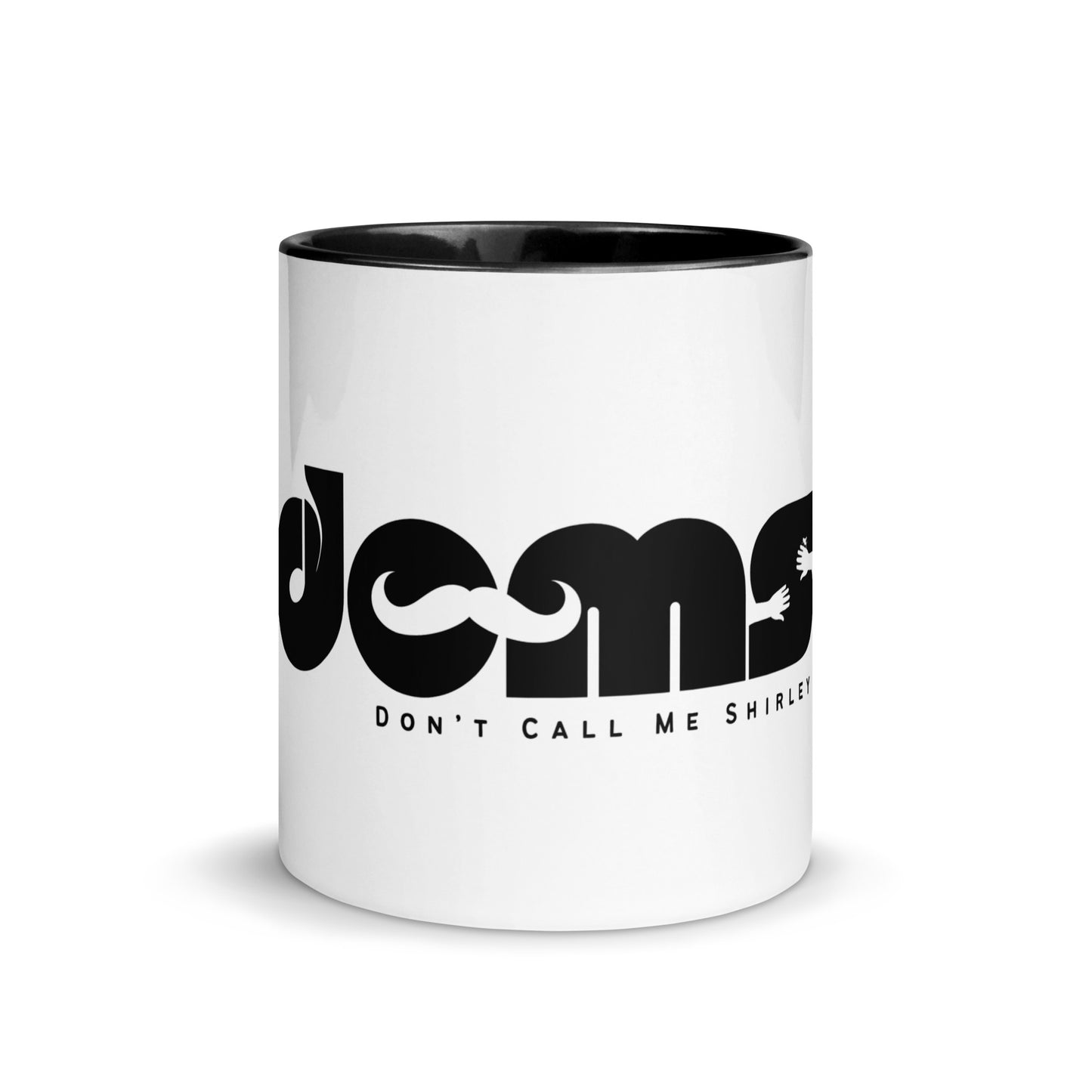 Don't call me Shirley - Printed Mug with Color Inside