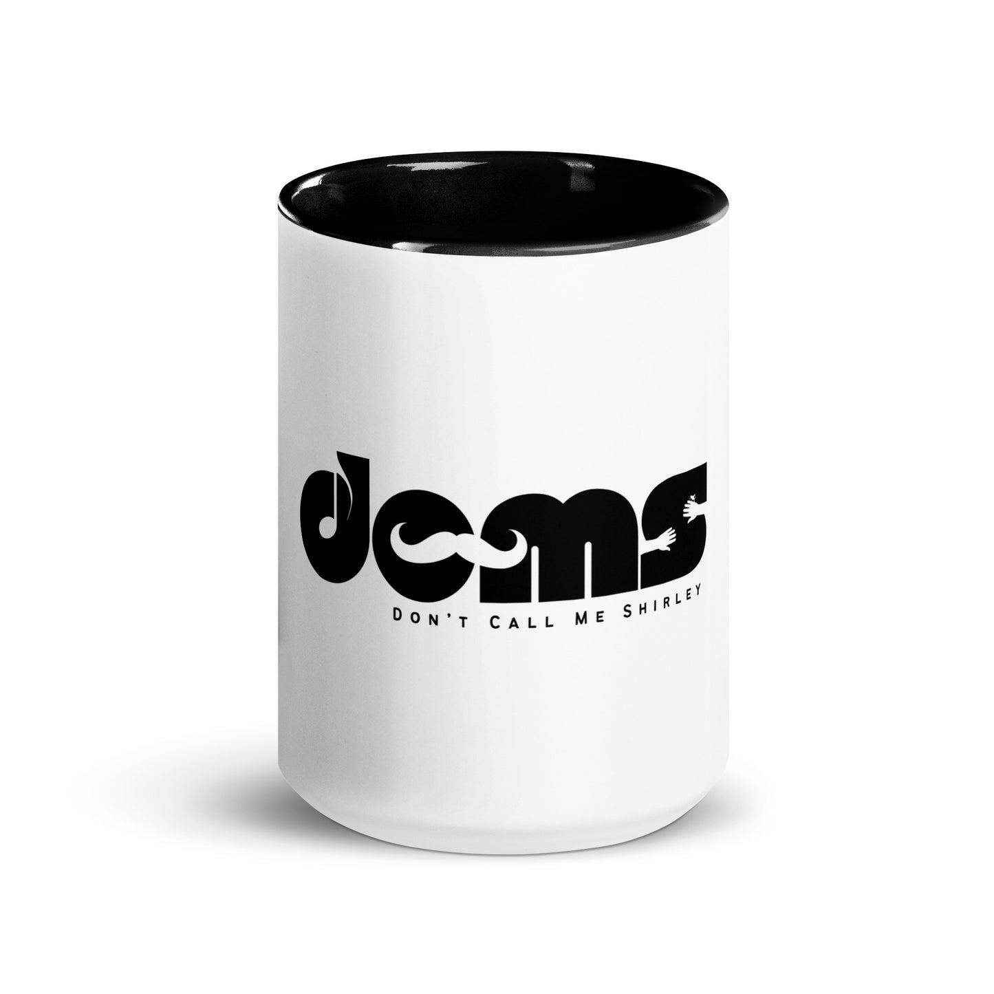 Don't call me Shirley - Printed Mug with Color Inside