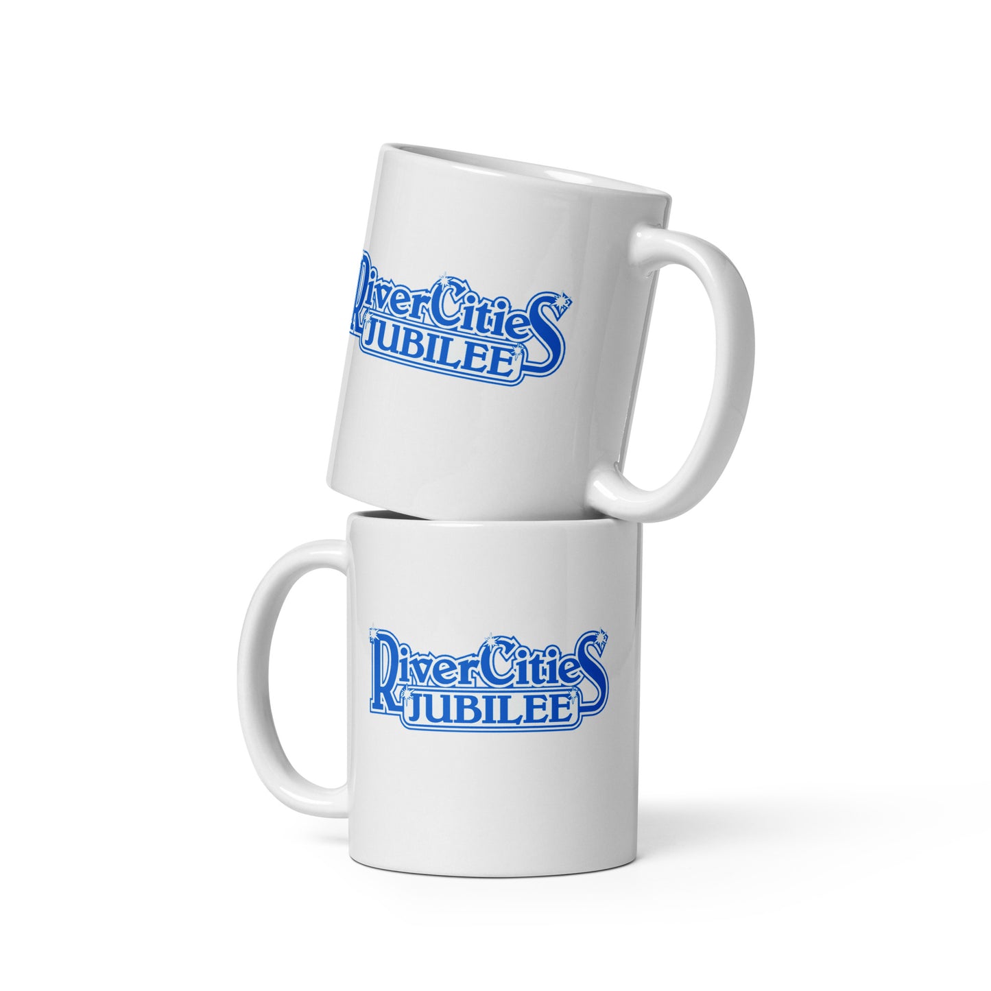 River Cities Jubilee - Printed White glossy mug