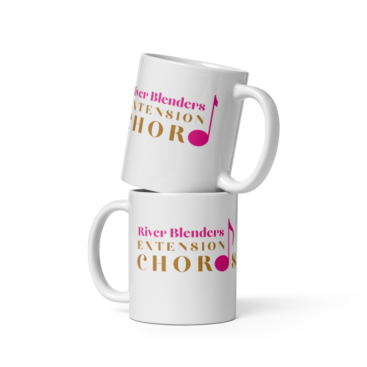 River Blenders Extension  - Double sided printed White glossy mug