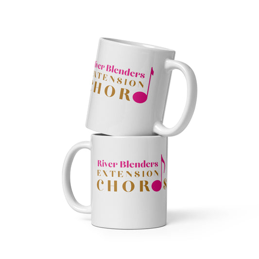 River Blenders Extension  - Double sided printed White glossy mug