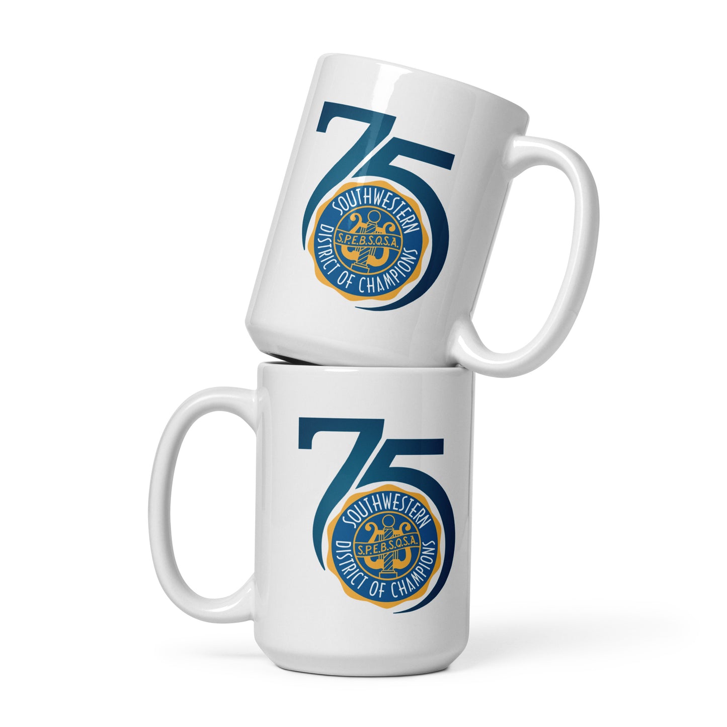 SWD - 75th Anniversary Printed White glossy mug