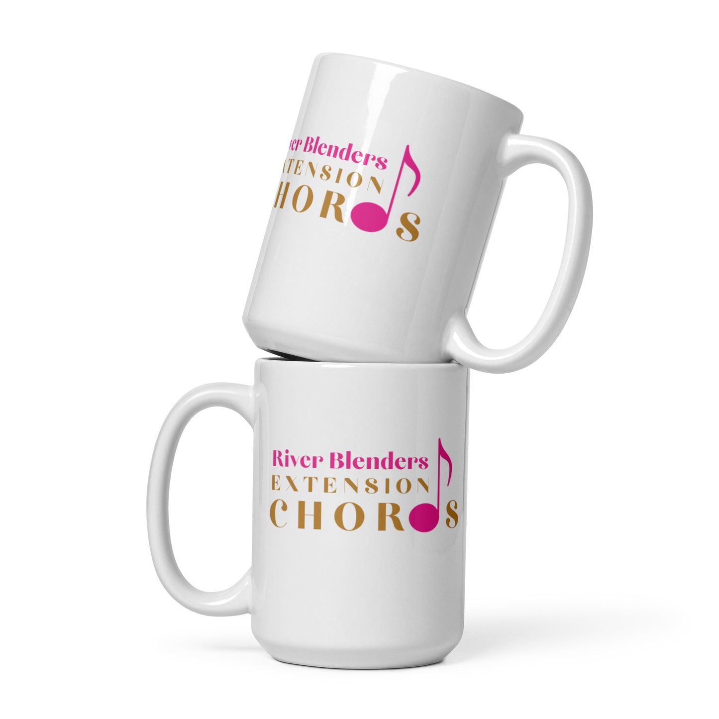 River Blenders Extension  - Double sided printed White glossy mug