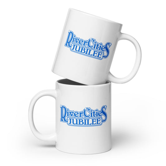 River Cities Jubilee - Printed White glossy mug