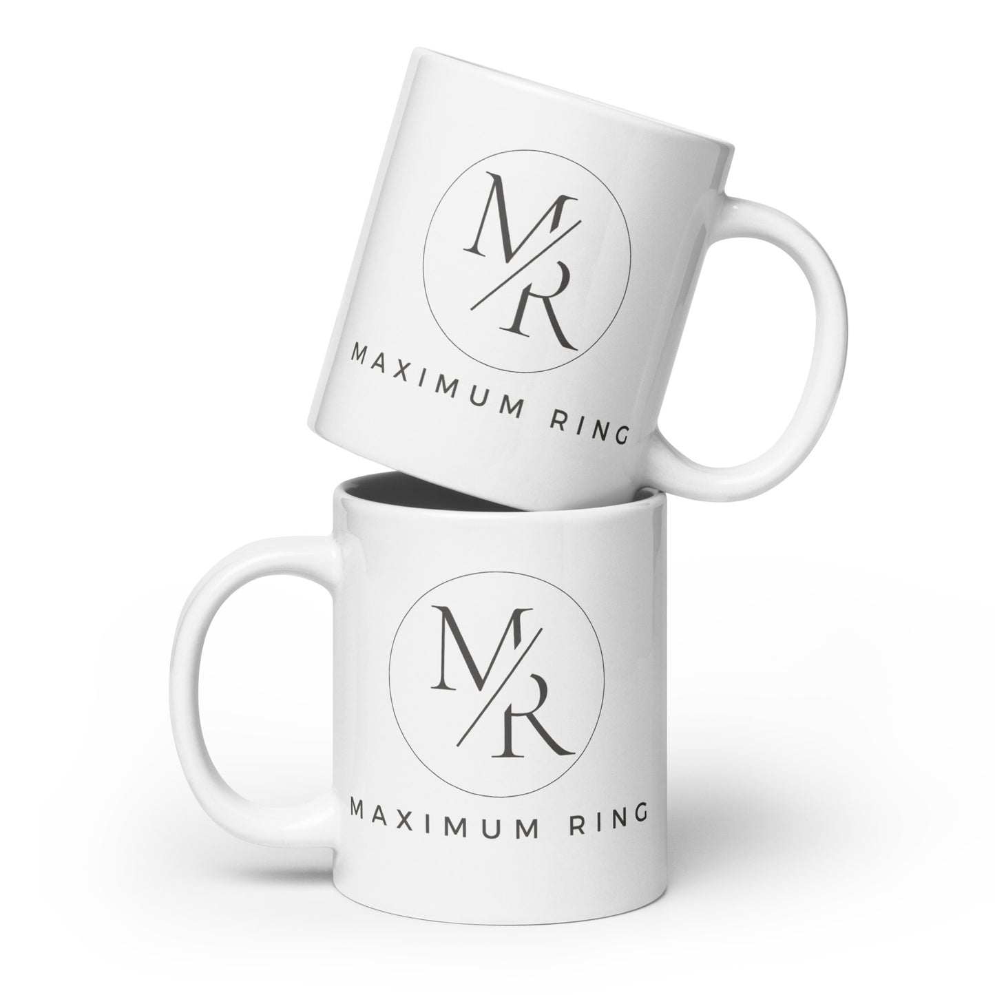 Maximum Ring - Printed White glossy mug