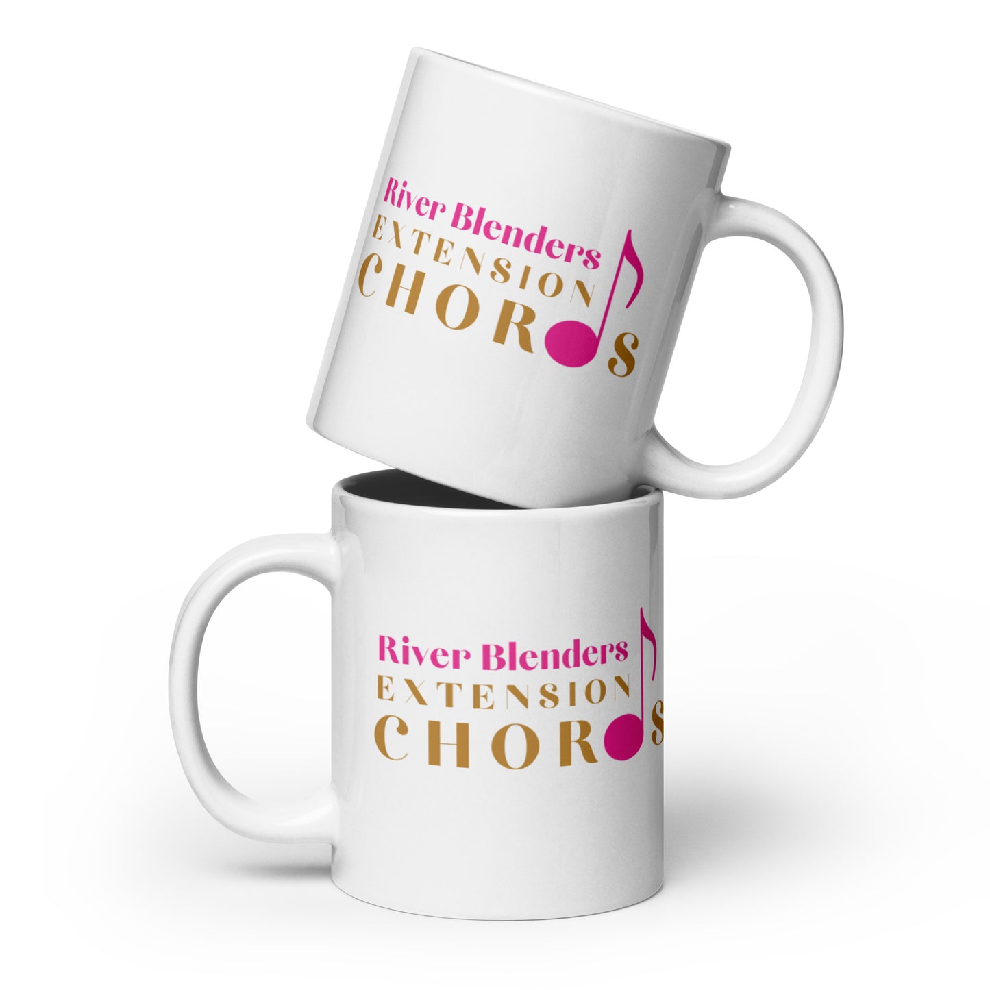 River Blenders Extension  - Double sided printed White glossy mug