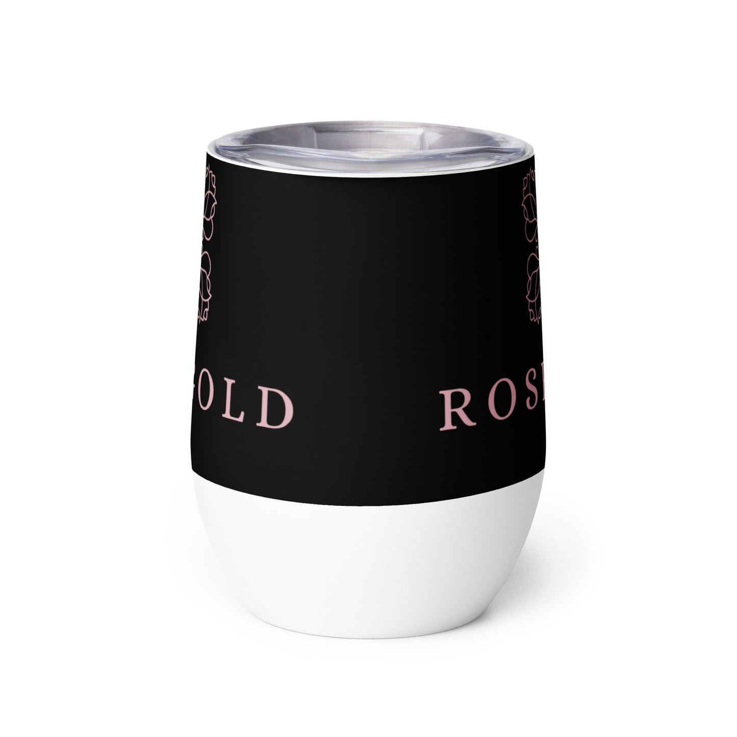 RoseGold four printed Wine tumbler