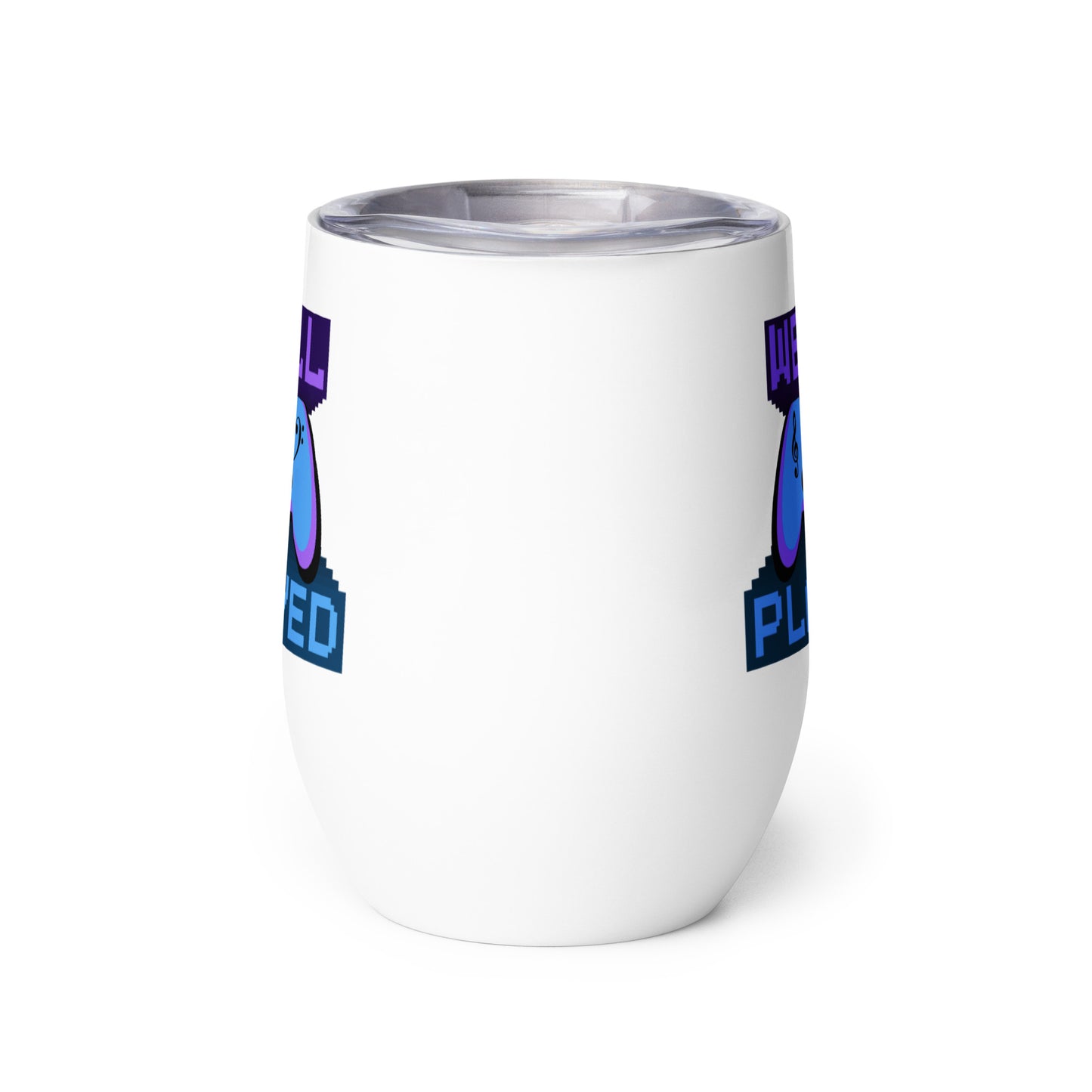 Well Played Printed Wine tumbler