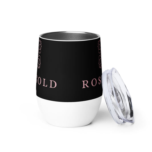 RoseGold four printed Wine tumbler