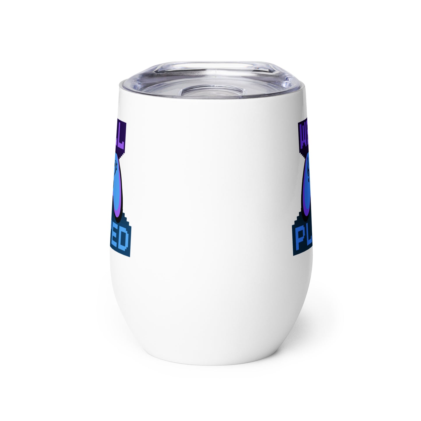 Well Played Printed Wine tumbler