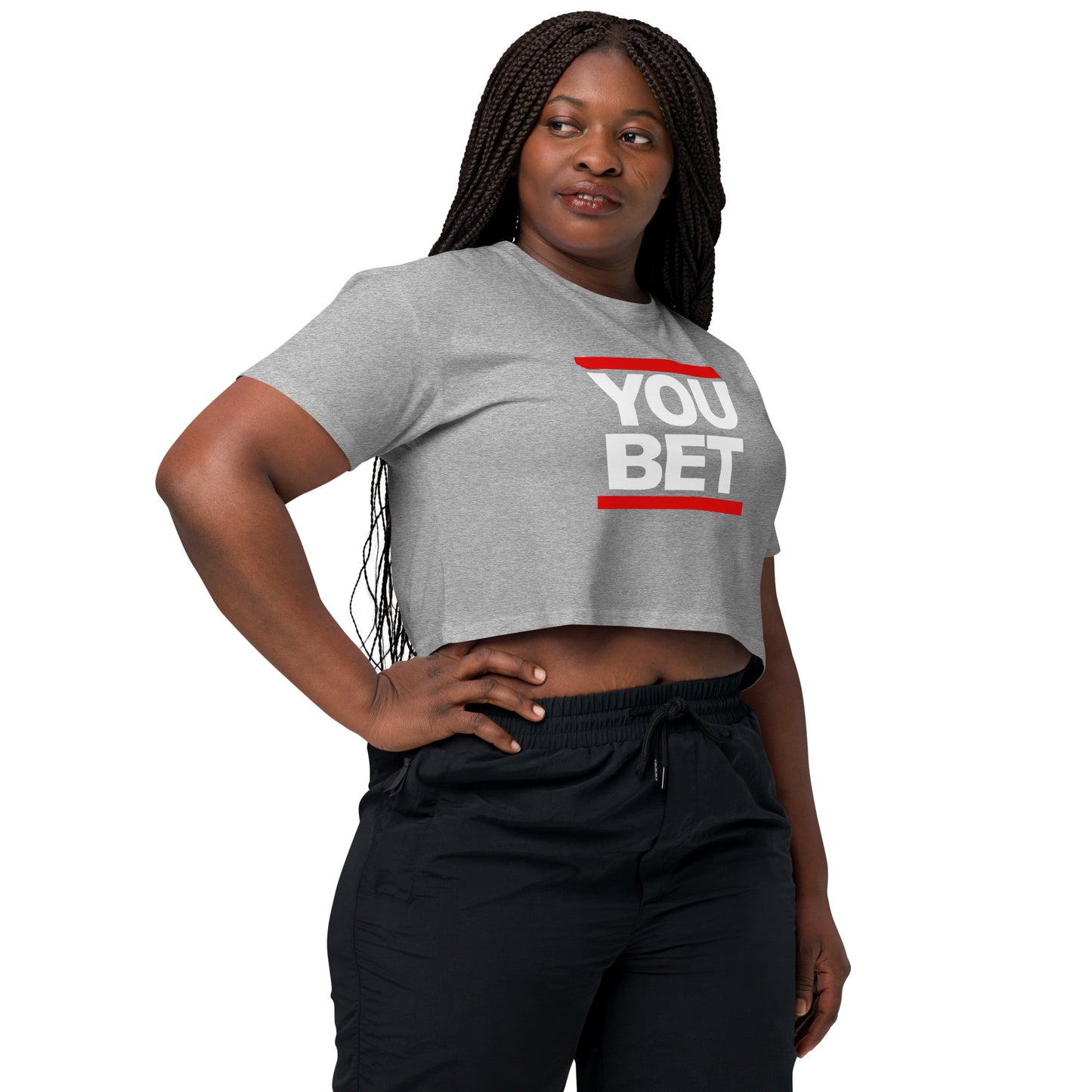 YOU BET - Printed Women’s crop top