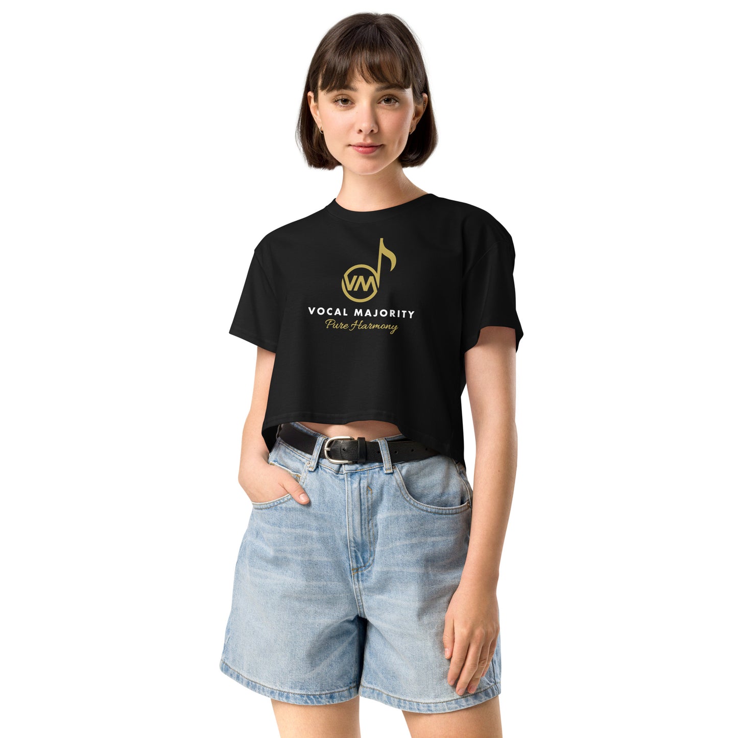 Vocal Majority - Printed Women’s crop top