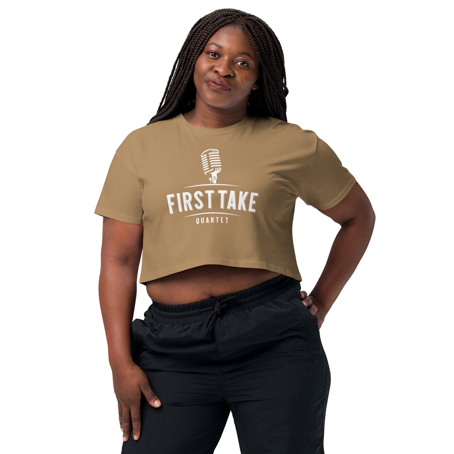 First Take - Printed Women’s crop top