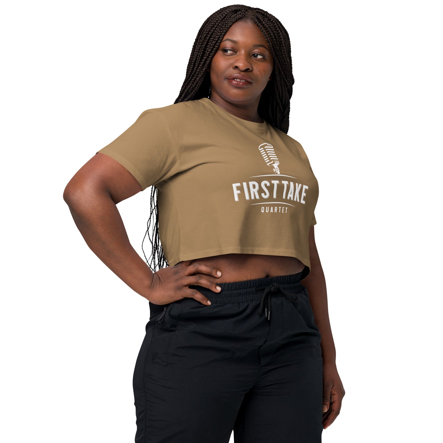 First Take - Printed Women’s crop top