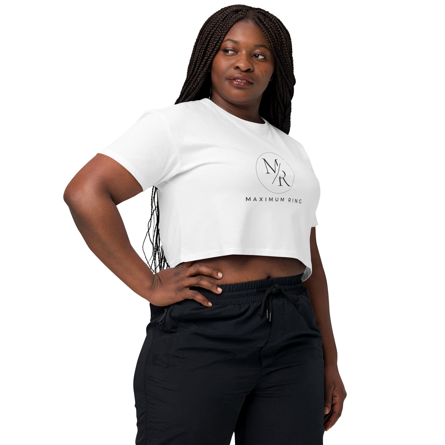 Maximum Ring - Printed Women’s crop top