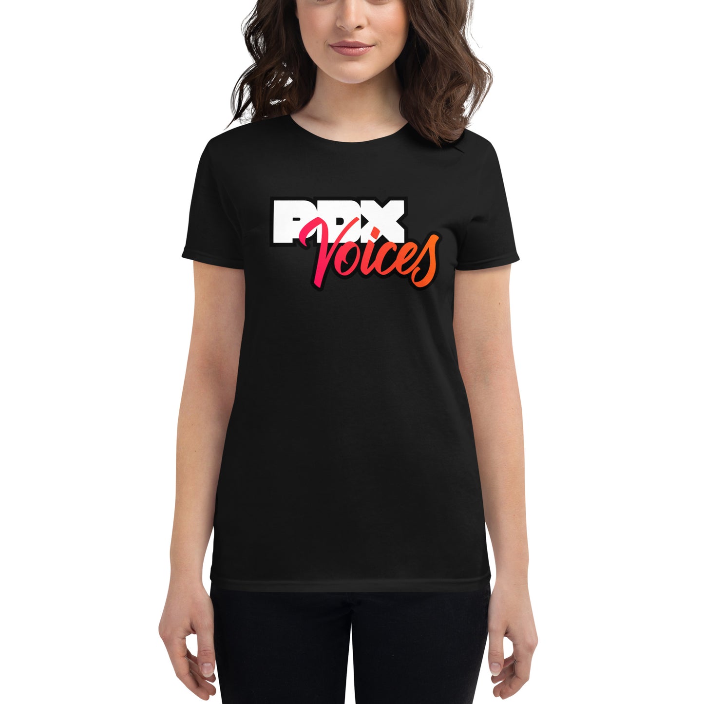 PDX Voices - Printed Women's short sleeve t-shirt